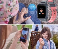 Forever Chytré hodinky pro děti Kids Look Me 2 KW-510 4G/LTE, GPS, WiFi, černé