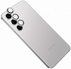FIXED Ochranná skla čoček fotoaparátů Camera Glass pro Samsung Galaxy S24, stříbrná FIXGC2-1256-SL