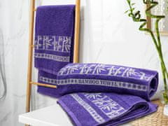 vyprodejpovleceni Bambusový ručník BAMBOO fialový