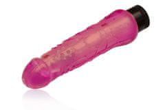 Vibrabate Růžový realistický vibrátor velký penis