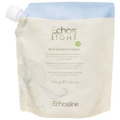 Echosline ECHOSLIGHT - Rozjasňovač vlasů modrý, sáček 500g, účinné zesvětlení až o 8 tónů