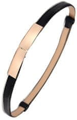 Camerazar Dámský kožený pásek k šatům, zlatá spona, šířka 1,3 cm, ekologická kůže