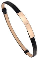 Camerazar Dámský kožený pásek k šatům, zlatá spona, šířka 1,3 cm, ekologická kůže