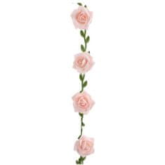Santex Girlanda Růžičky růžová 120 cm
