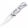 XJ5123 Zavírací nůž chrom s karabinou 14 cm