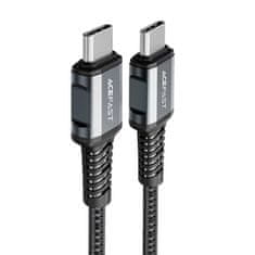 AceFast Acefast USB Type C - Kabel USB Type C 1,2 m, 60W (20V/3A) šedý (C1-03 tmavě šedý)