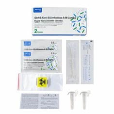 Realy Tech REAYLY TECH 3v1 Chřipka A/B/SARS-CoV-2 výtěrový test -1ks