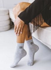 Milena 0200 šedé dámské ponožky Barva: šedá, Velikost: 38-41