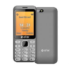 eStar Mobilní telefon X28 Dual Sim - stříbrný