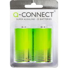 Q-Connect Alkalické baterie - MN1300, LR20, D, 2 ks