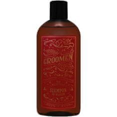 Groomen FIRE Shampoo - šampon na vlasy pro muže, 300 ml, účinné čištění bez podráždění