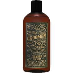 Groomen EARTH Shampoo - šampon na vlasy pro muže, 300 ml, hloubkově čistí vlasy i pokožku hlavy