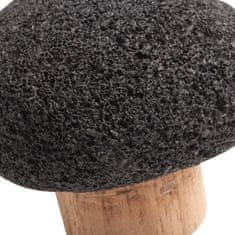 Muubs , Háček na zeď z lávového kamene Crust S | černý