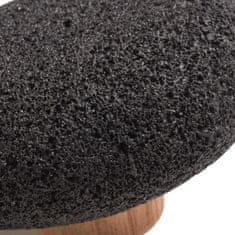 Muubs , Háček na zeď z lávového kamene Crust L | černý