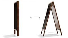 Allboards , reklamní áčko jako křídová tabule 150x61 cm, PK126