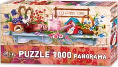 Star Game Sets Panoramatické puzzle Čas na koníčky 1000 dílků