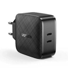 Ugreen Napájecí nabíječka 2x USB-C 66WPD 3.0 Quick Charge 4.0+ černá CD216 Ugreen