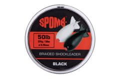 Spomb Spomb šoková šňůra Braided Shockleader 50m 0,26mm 22kg černá