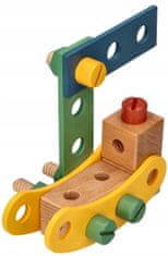 Adam toys Adam Toys Dřevěná stavebnice - 40 dílků