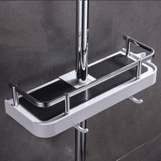 Casavibe Odkládací sprchová polička maximalizuje úložný prostor v koupelně, Maximalizujte sprchový prostor, Odolná koupelnová polička