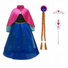 bHome Dětský kostým ANNA Frozen s doplňky 98-104 S