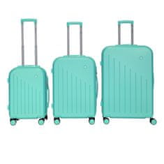 shumee Cestovní kufry 3 v 1 v zelené barvě