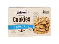 Falcone FALCONE Cookies Cioko Latte - Sušenky s kousky mléčné čokolády 200g 6 baliki