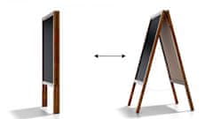 Allboards Reklamní áčko s křídovou tabulí 118x61 cm, PK96