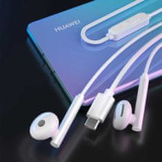 DUDAO Kabelová sluchátka USB-C 12m bílá X3B-W Dudao