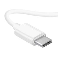 DUDAO Sluchátka do uší s konektorem USB-C bílá X3C Dudao