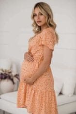 milk & love Těhotenské a kojící šaty Lovely Dress broskvový XL Dle obrázku