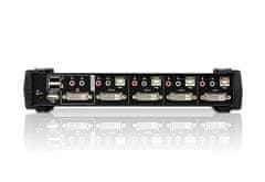Aten 4-portový přepínač KVM DVI Dual Link/ se zvukem CS1784A