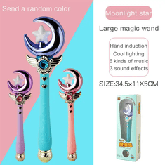 CAB Toys Kouzelná hůlka modrá s měsíčkem Magic Princes