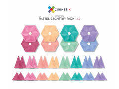 Connetix Tiles Connetix Geometry Pastel 40ks
