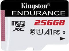 Kingston Endurance Micro Secure Digital (SDXC) 256GB, bílá (SDCE/256GB)