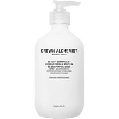 Grown Alchemist Detoxikační šampon Hydrolyzed Hydrolyzed Silk Protein, Black Pepper, Sage (Detox Shampoo) (Objem 200 ml)