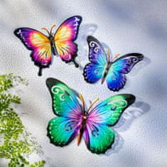 Weltbild Weltbild Nástěnná dekorace Motýli, sada 3 ks