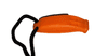 potápěčská píšťalka se šňůrkou, oranžová