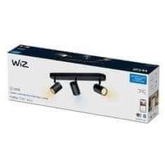 WiZ Stropní bodové svítidlo WiZ IMAGEO 8719514551855 LED GU10 3x4,9W 3x345lm 2700-6500K IP20 CRI90 černé, stmívatelné