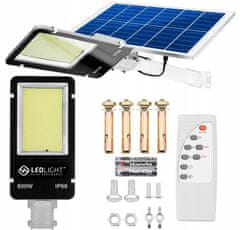 Ledlight Pouliční osvětlení solární 500 LED COB, IP66, 800 W
