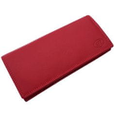 Fansport Dámská kožená peněženka Lora červená