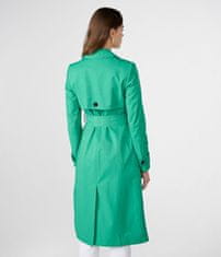 Karl Lagerfeld Dámský zelený trenčkot kabát TWILL AKCE do 17.4. XL