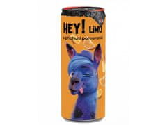 HEY! LIMO - sycený nápoj s příchutí pomeranč 250ml