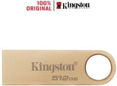 Kingston DataTraveler SE9 G3, 512GB, zlatá (DTSE9G3/512GB)