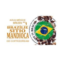COFFEEDREAM BRAZÍLIE SITIO MANDIOCA CATUAI - Hmotnost: 500g, Typ kávy: Jemné mletí - český turek, Způsob balení: běžný třívrstvý sáček, Stupeň pražení: pražení COFFEEDREAM