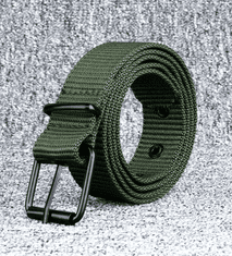 Camerazar Taktický Vojenský Opasek Unisex, Zelený, Polypropylenový Nylon, 120 cm