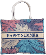 DAVID Plážová taška 43x34x12cm - happy summer 1