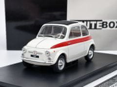WHITEBOX Fiat 500 (1960) Bílá/červená Whitebox 1:24