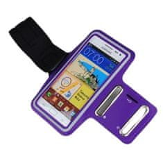 Pouzdro JEKOD na ruku SmartPhone 4" - 5" fialové