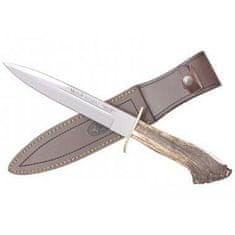 Muela ALCARAZ-19S 190mm blade, crown stag handle, stainless steel guard